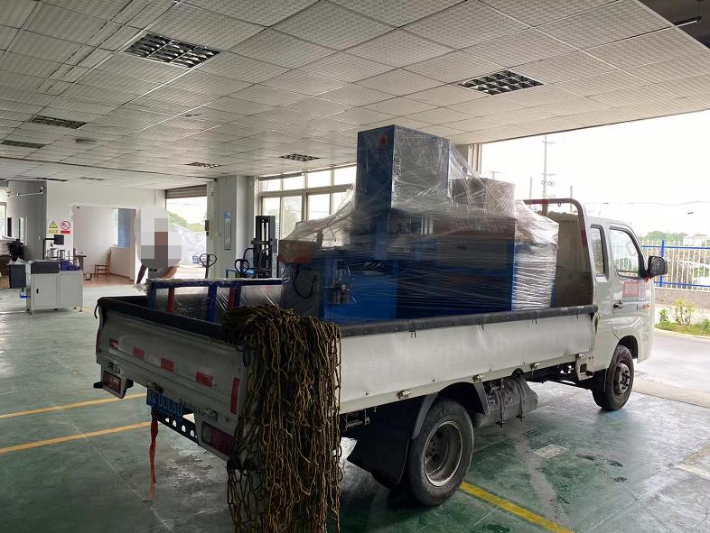 【寧波】高精密全自動(dòng)切鋁機(jī)SDY-Q450，客戶用來切割散熱器，出庫走起！！